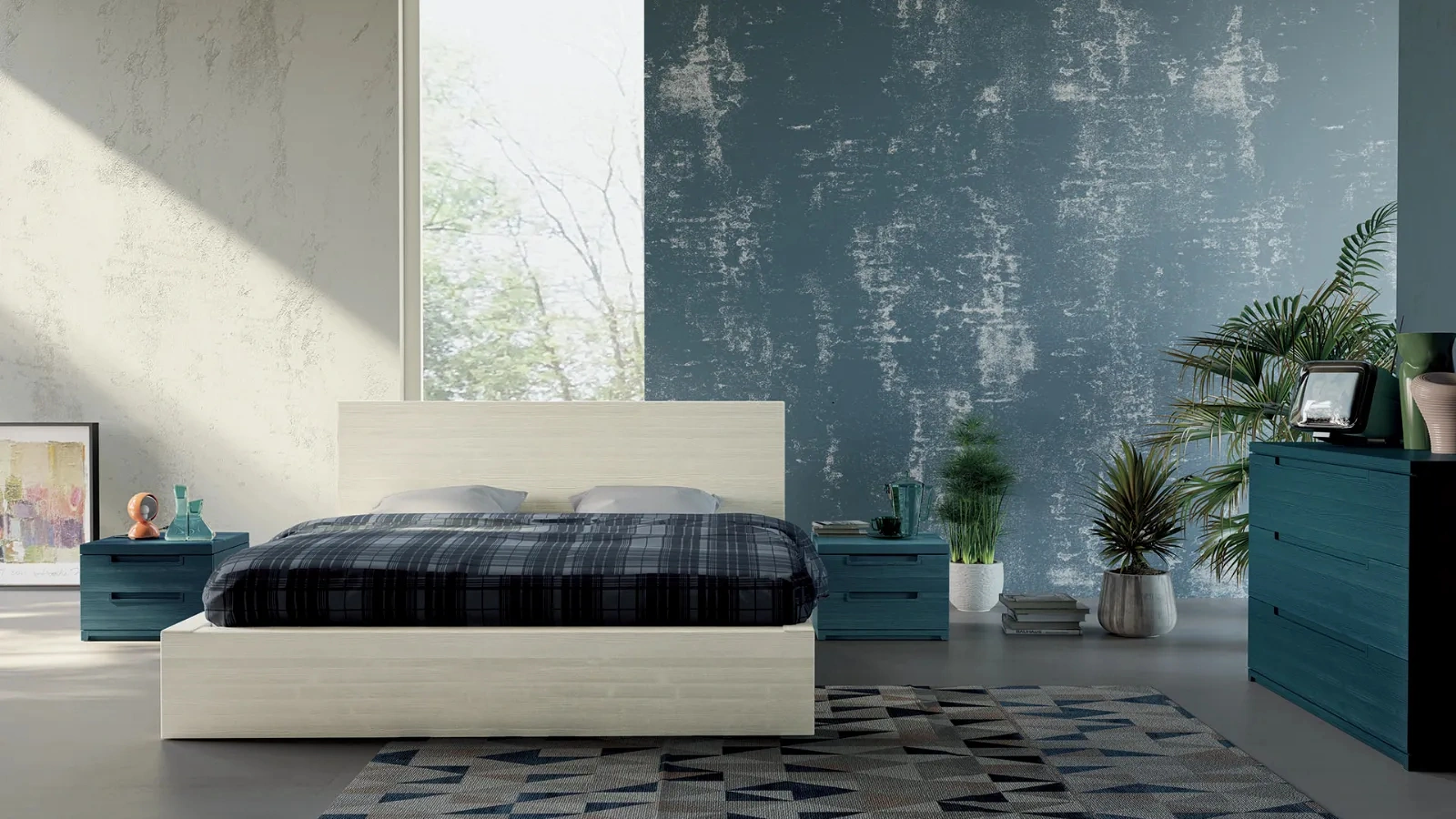 Letto matrimoniale Master 1423/90 di Fratelli Mirandola