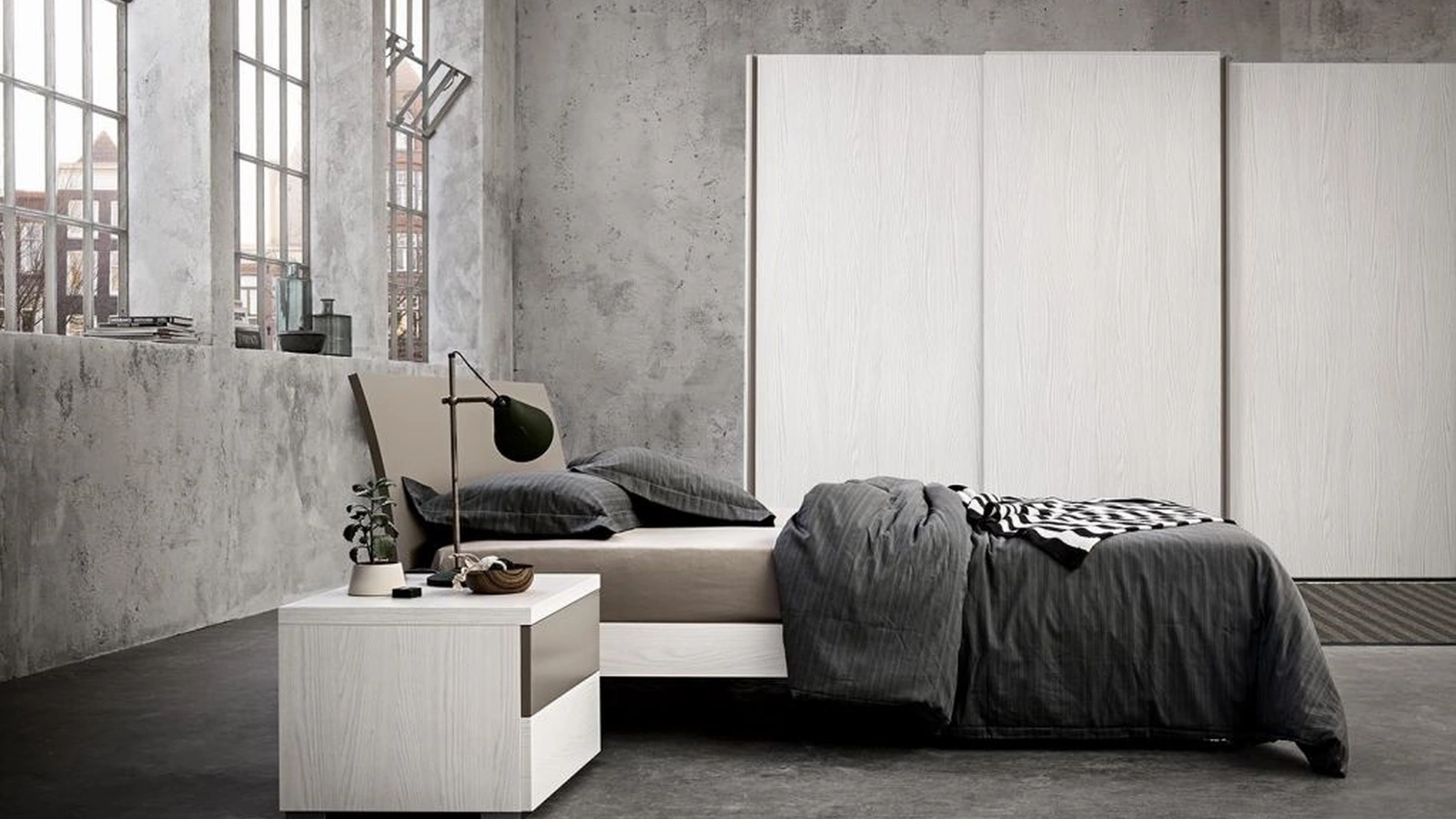 Letto con testiera Rey di Abitare Mobilstella