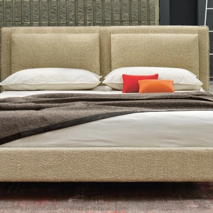 Letto Simplicity More M03  in tessuto di Dorsal