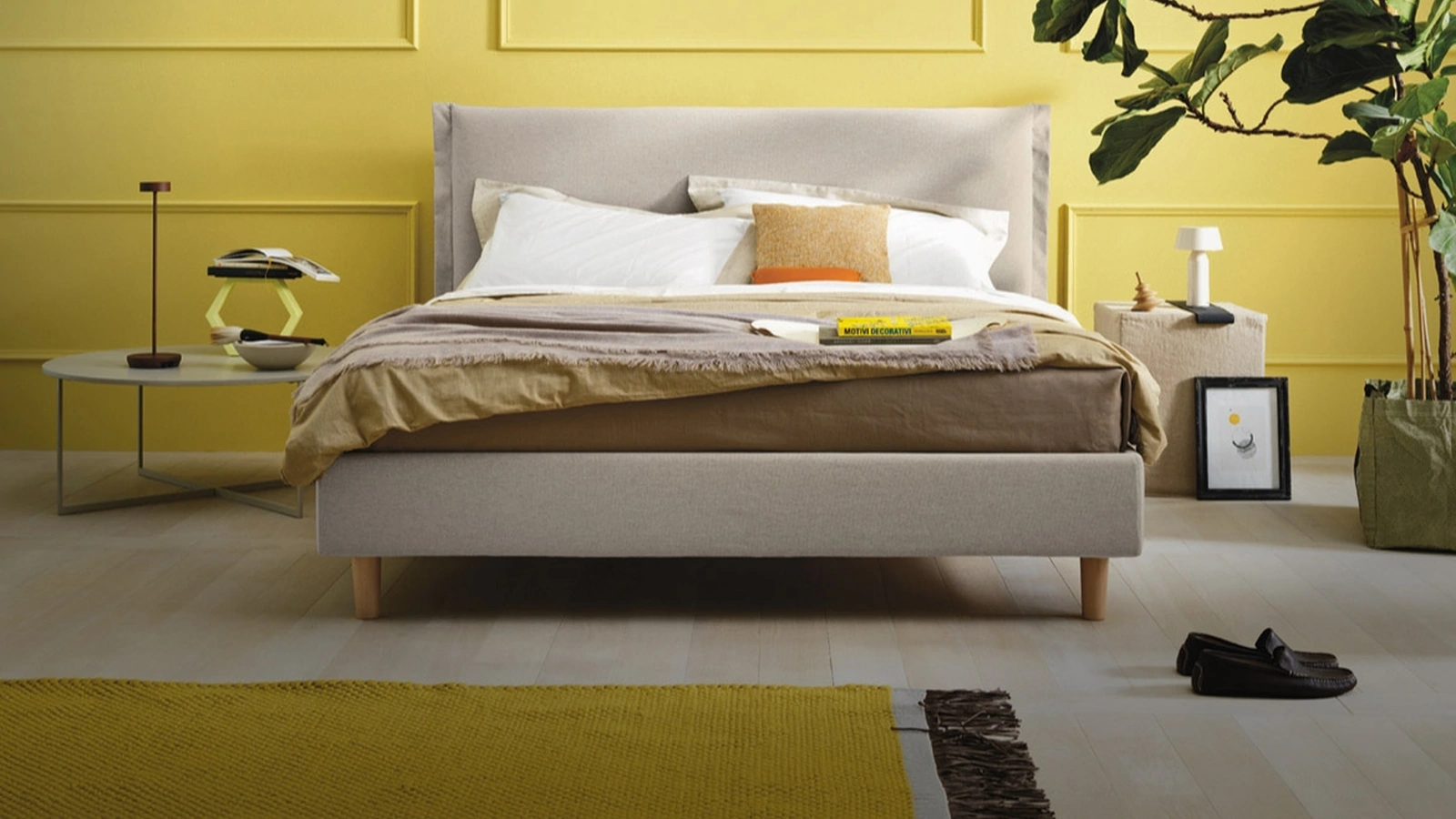 Letto in tessuto Simplicity More M20 di Dorsal