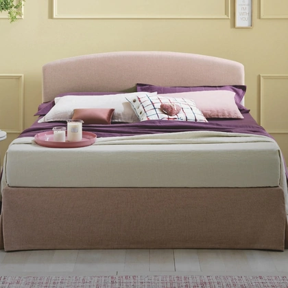 Letto Simplicity Project C30 con testiera arrotondata di Dorsal