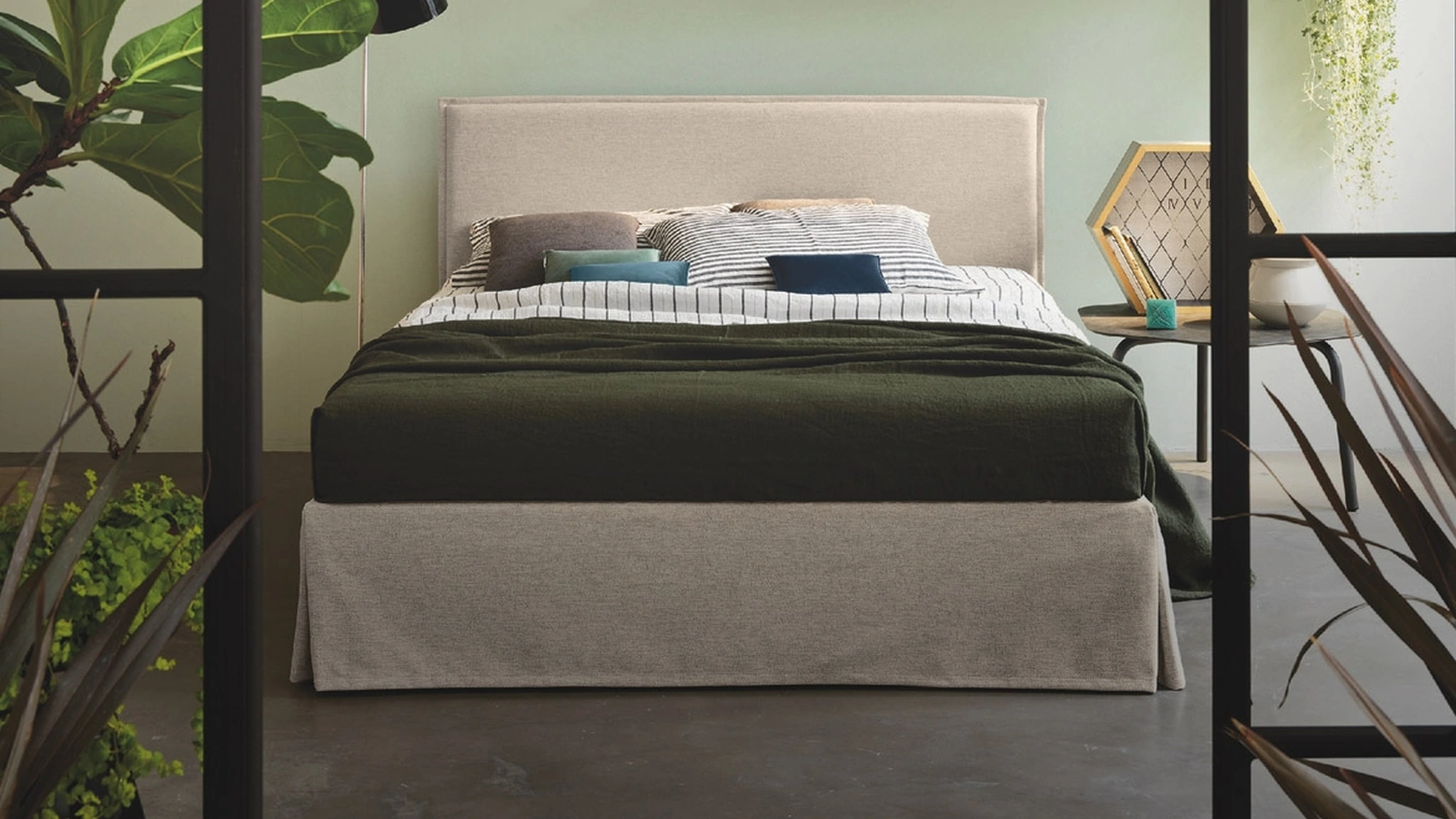 Letto matrimoniale Simplicity Project C40 di Dorsal