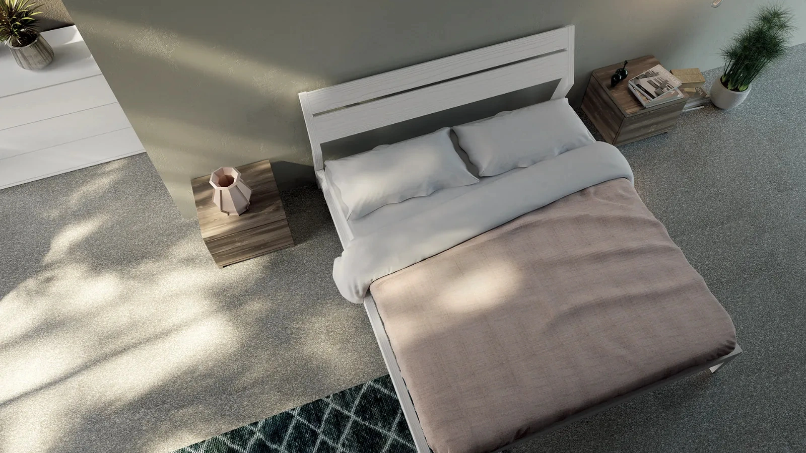 Letto con testiera Sonny 1690 di Fratelli Mirandola