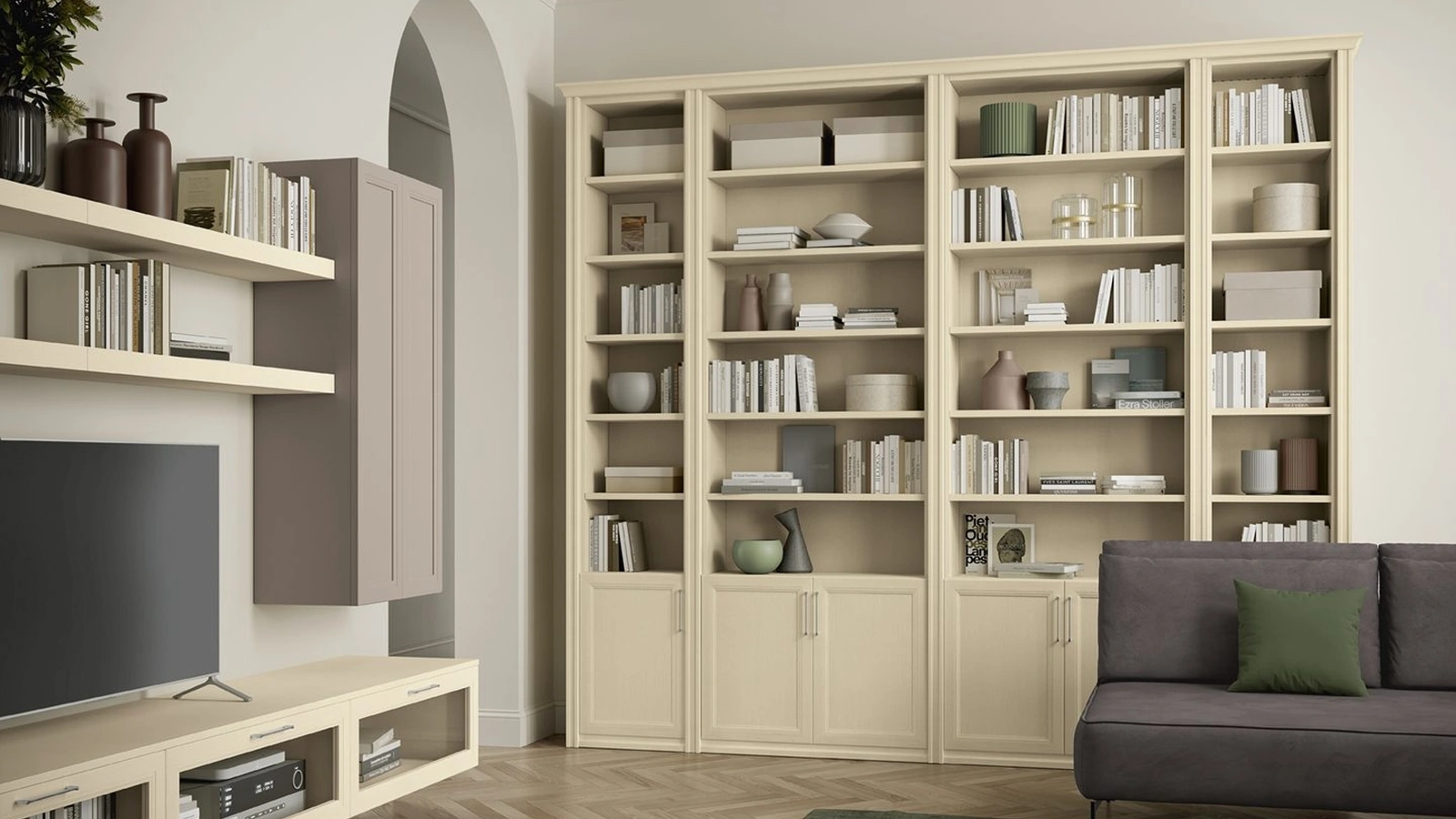Libreria Arcadia L004 di Colombini Casa