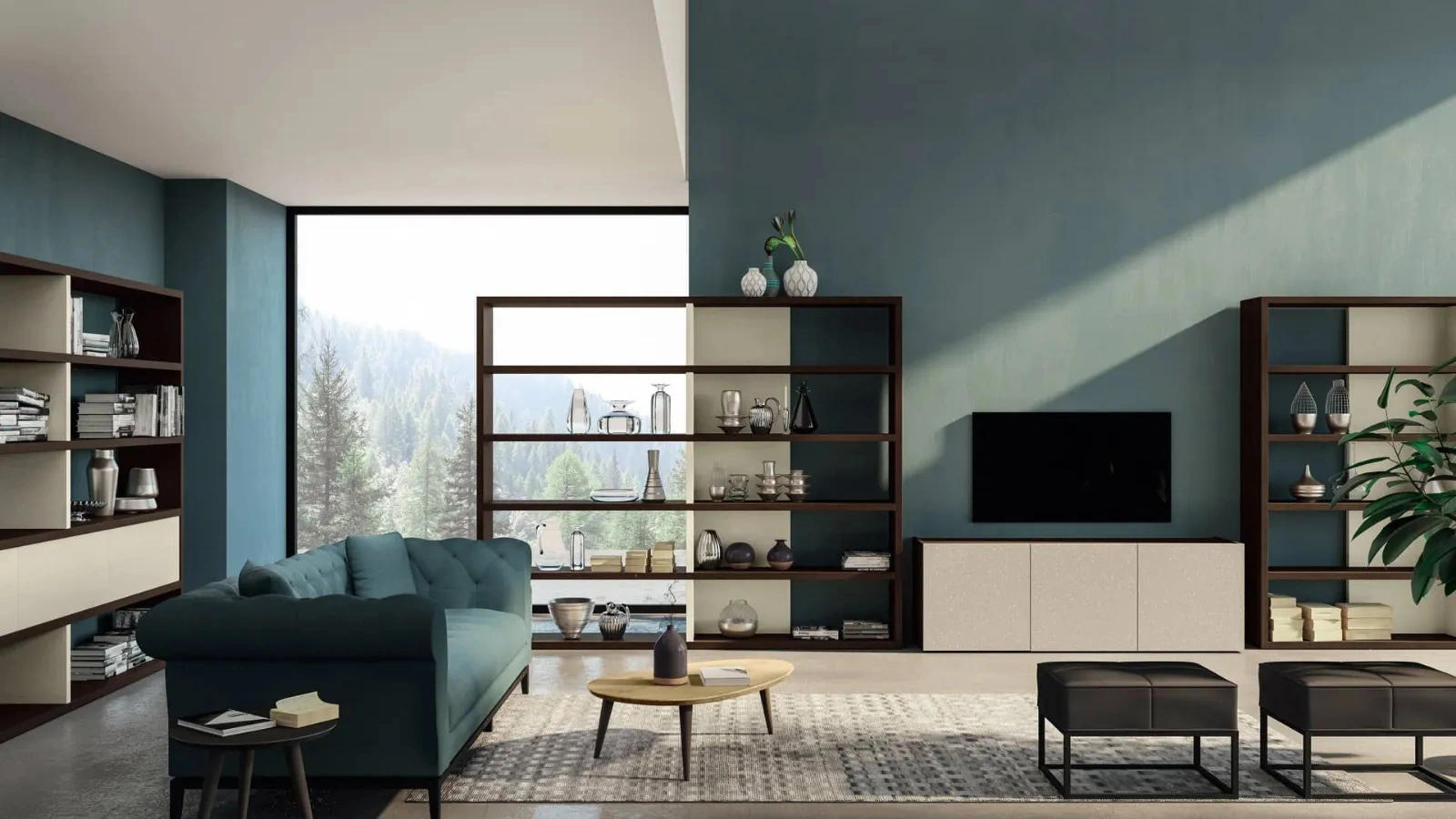 Libreria componibile Modula di Fratelli Mirandola