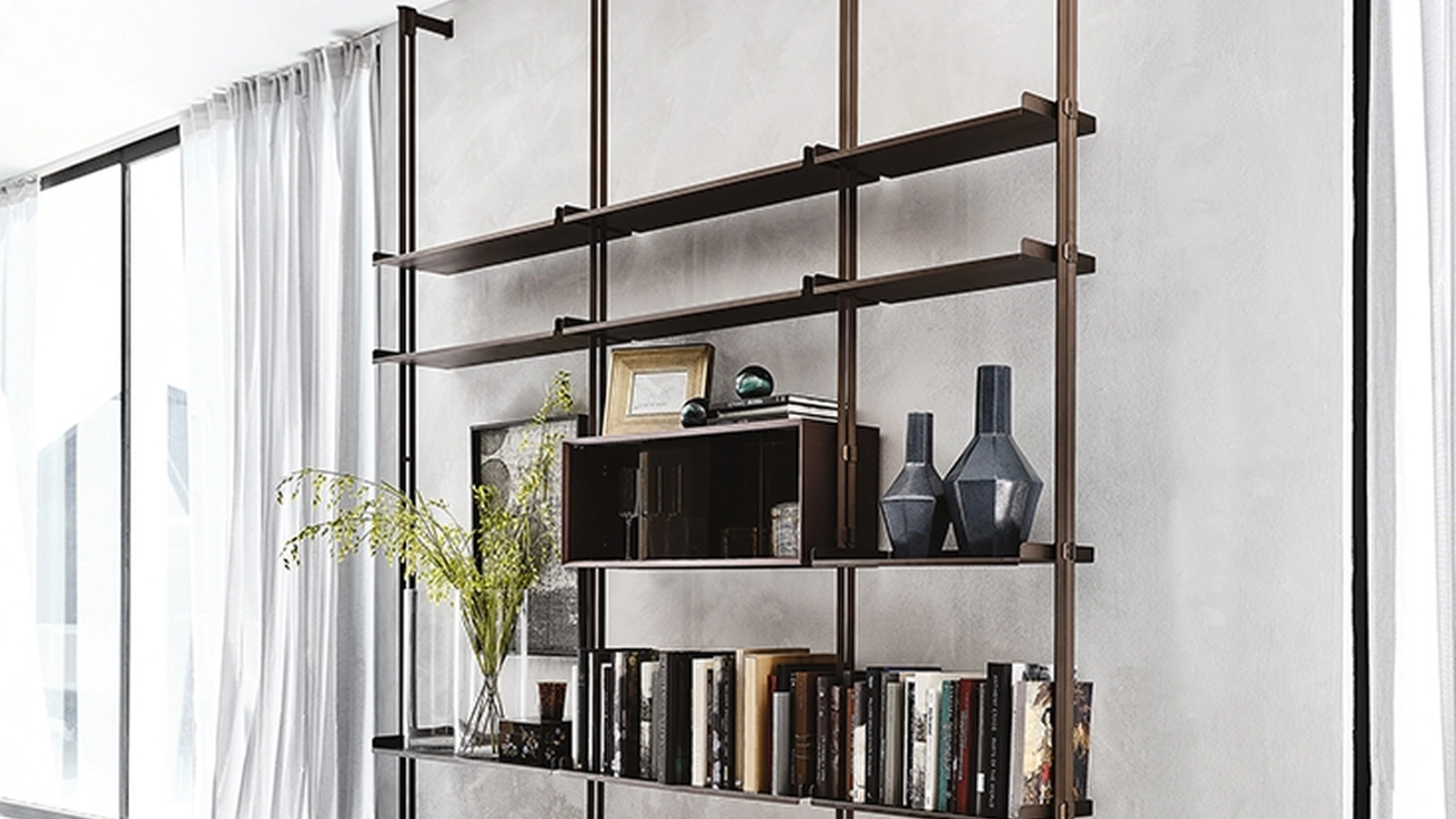 Libreria a muro Freeway di Cattelan Italia