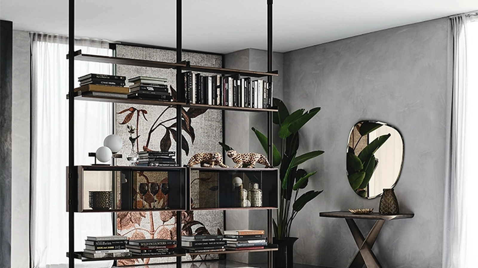 Libreria divisoria Freeway di Cattelan Italia