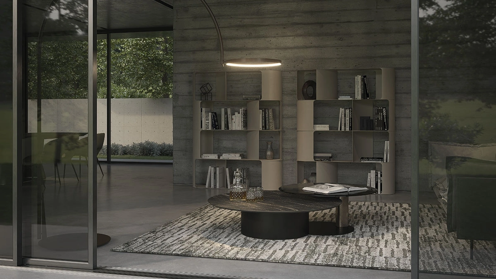 Libreria divisoria Fulham di Cattelan Italia