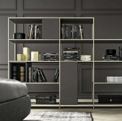 Libreria divisoria Gabbia GH5035 di Abitare Mobilstella