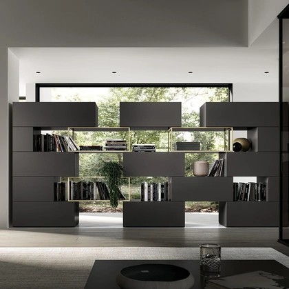Libreria divisoria Fusion GF1325 di Abitare Mobilstella