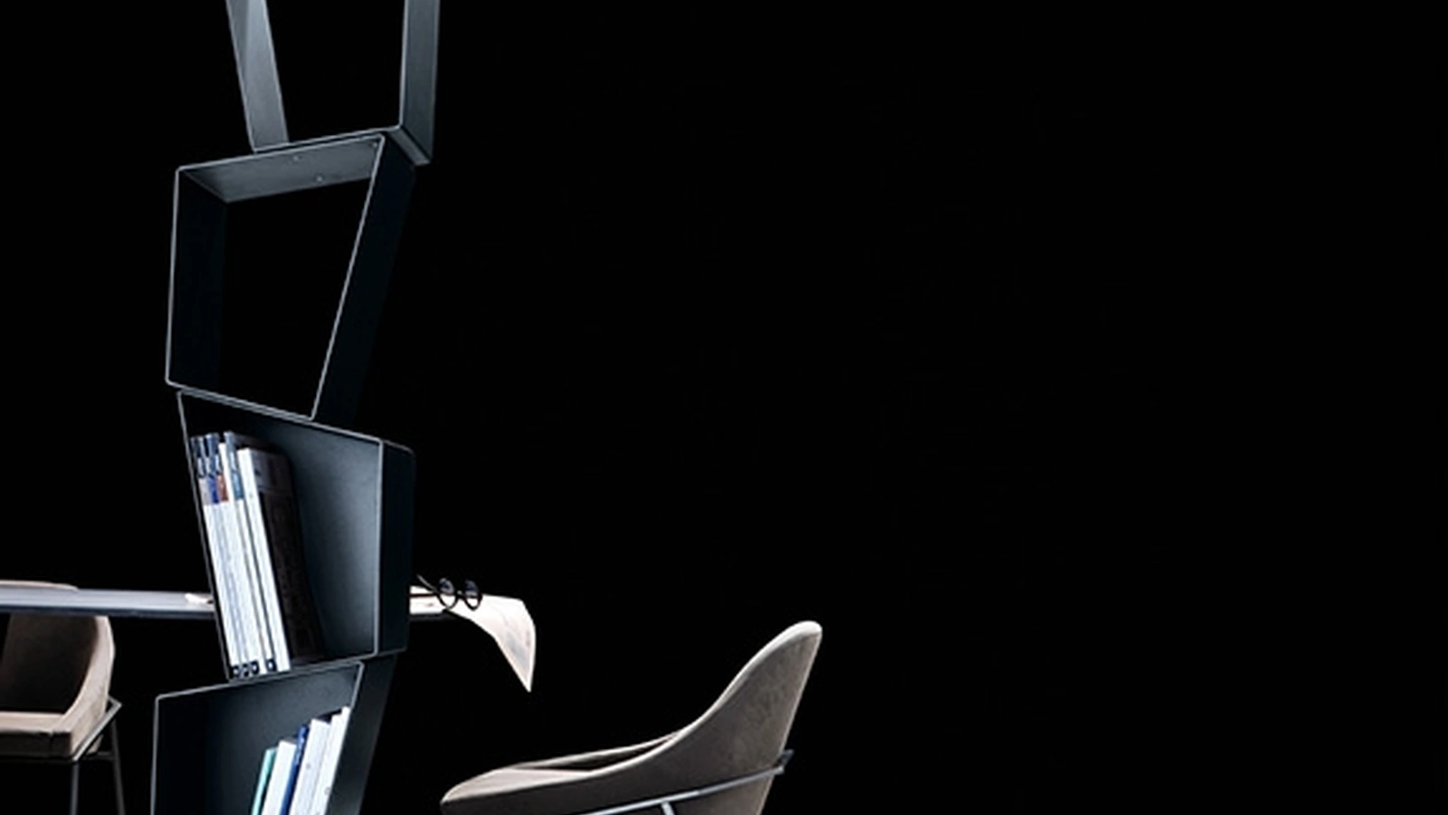 Libreria componibile di design in metallo Su di Ronda Design