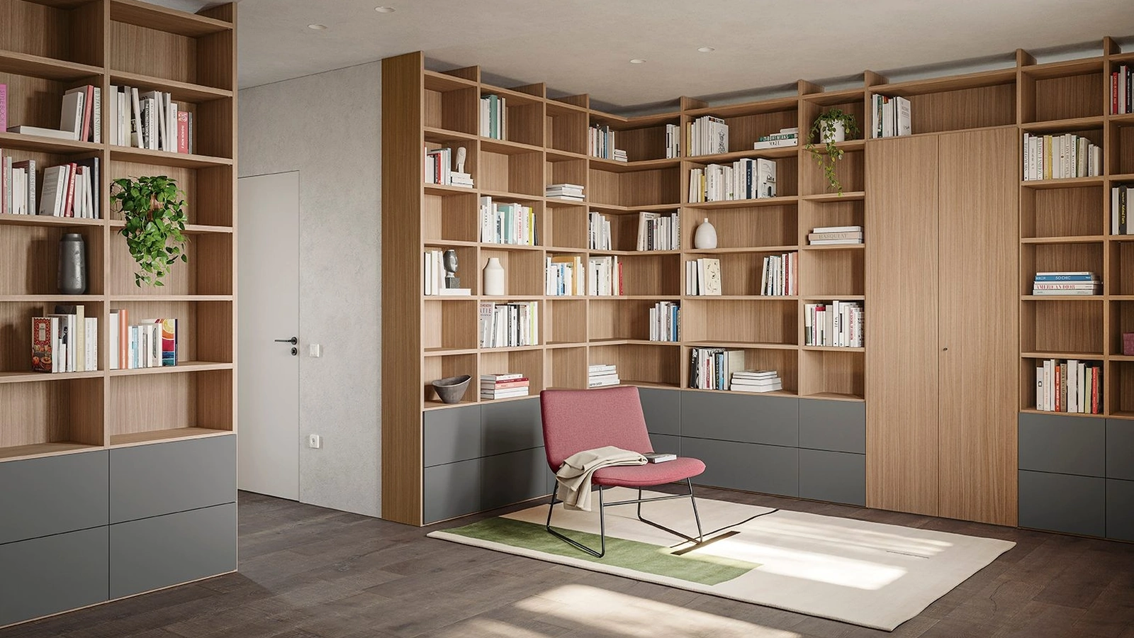 Libreria Utility Golf Infinity U04 di Colombini Casa