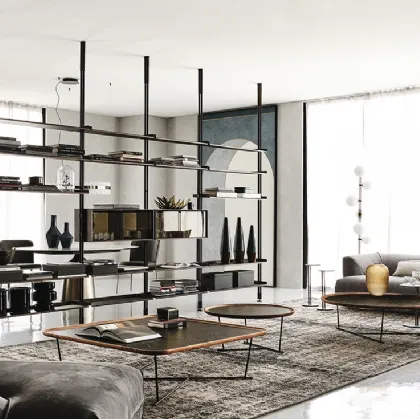 Libreria a muro Over GF5045 di Abitare Mobilstella