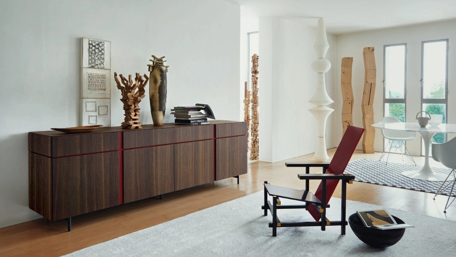 Madia Abaco 09 in Rovere termotrattato di Sangiacomo