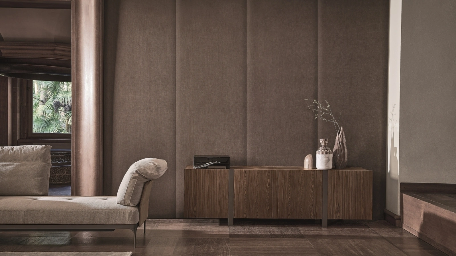 Madia Beam in legno e metallo di Ditre Italia