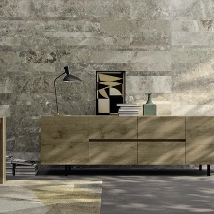 Madia Laguna in legno di rovere di Fratelli Mirandola