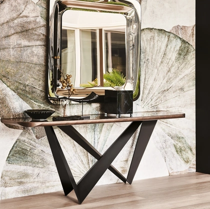 Consolle in ceramica effetto marmo Westin Keramik Premium di Cattelan Italia