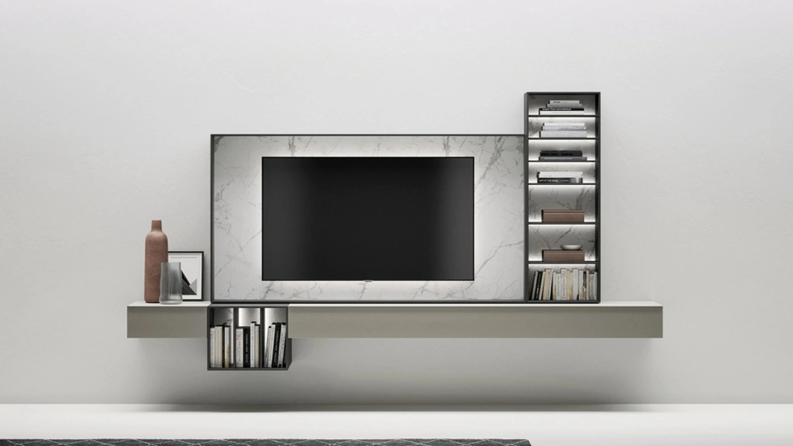 Mobile Porta Tv Freedhome Cornice di Caccaro