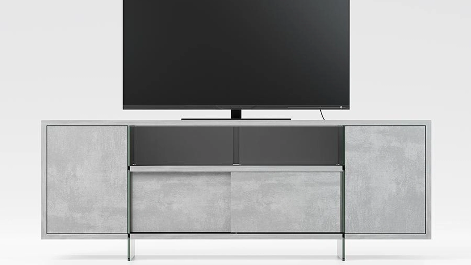 Mobile Porta Tv in laminato ecologico con ante scorrevoli Movie di Pezzani