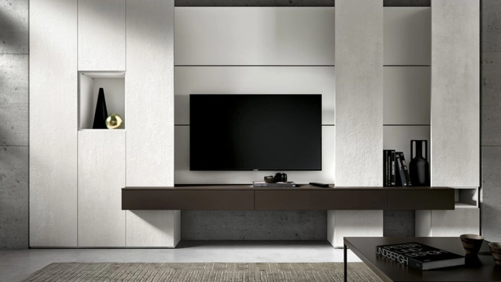 Parete Attrezzata Living GF1320 di Abitare Mobilstella