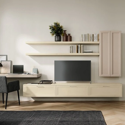 Parete Attrezzata Arcadia L004 di Colombini Casa