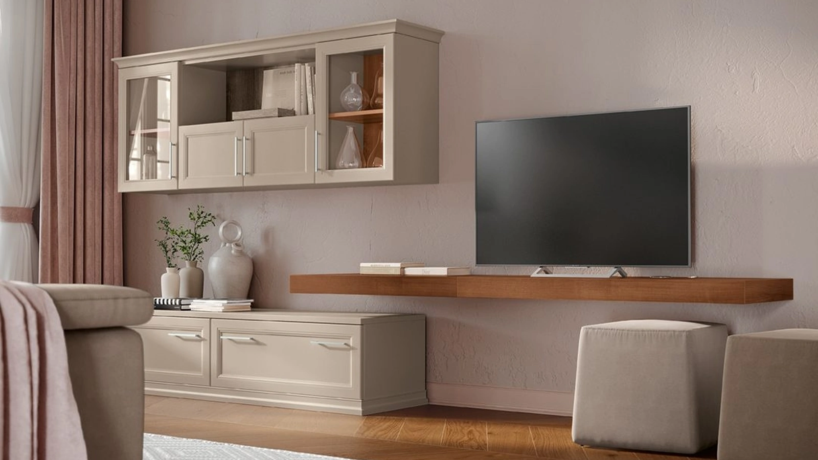 Parete Attrezzata Arcadia L011 di Colombini Casa