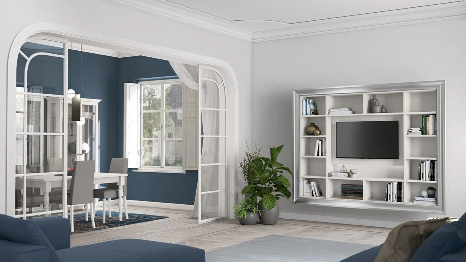 Parete Attrezzata Arcadia L015 di Colombini Casa