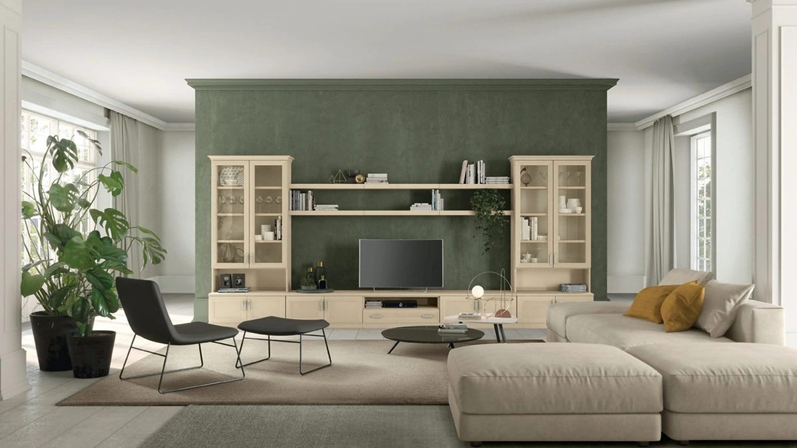 Parete Attrezzata Arcadia L018 di Colombini Casa