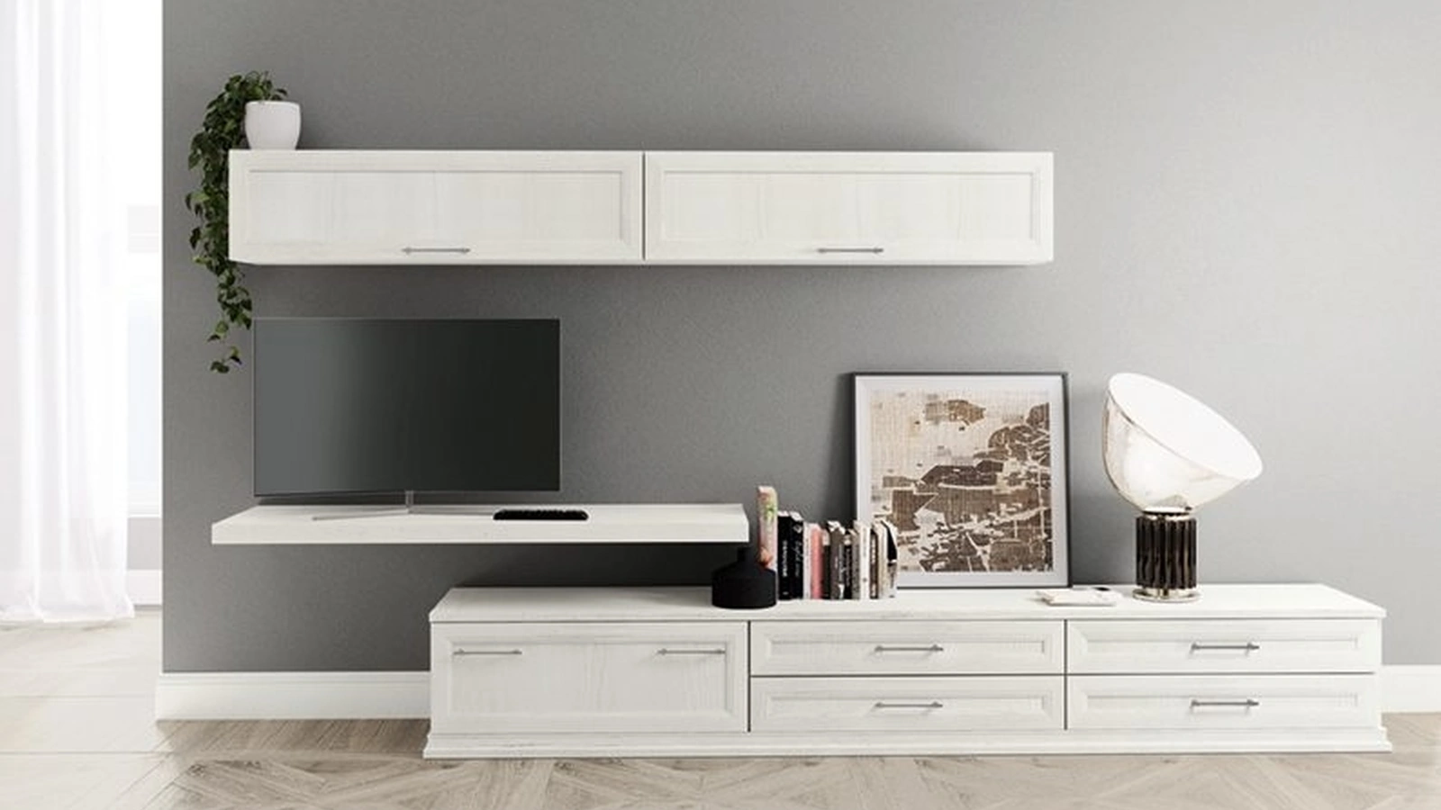 Parete Attrezzata Arcadia L020 di Colombini Casa