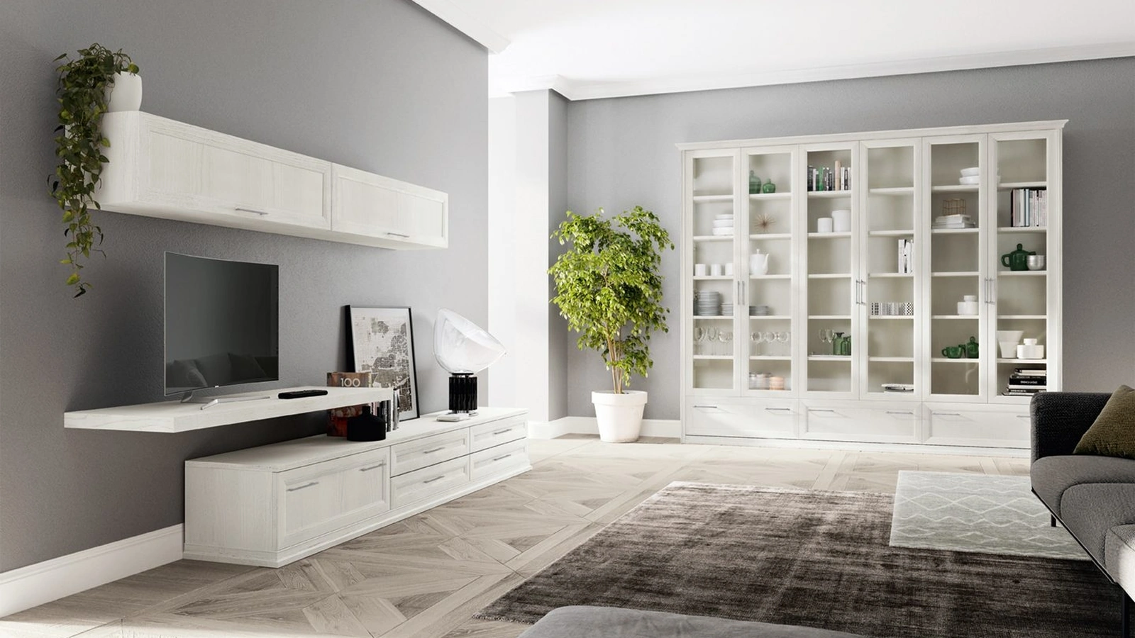 Parete Attrezzata Arcadia L020 di Colombini Casa