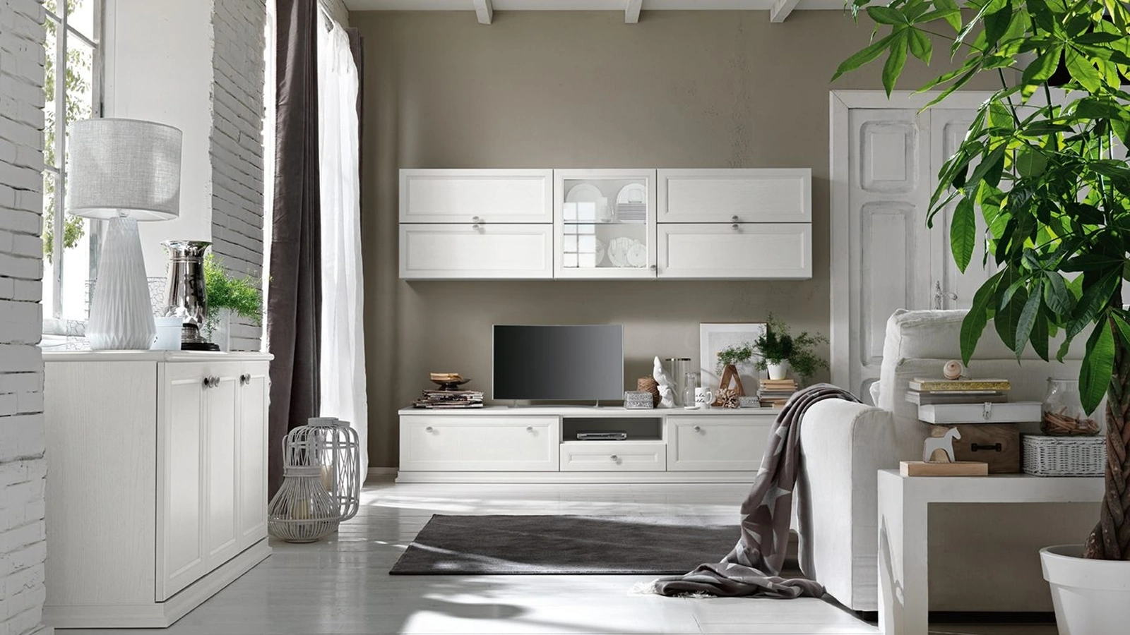 Parete Attrezzata Arcadia L023 di Colombini Casa