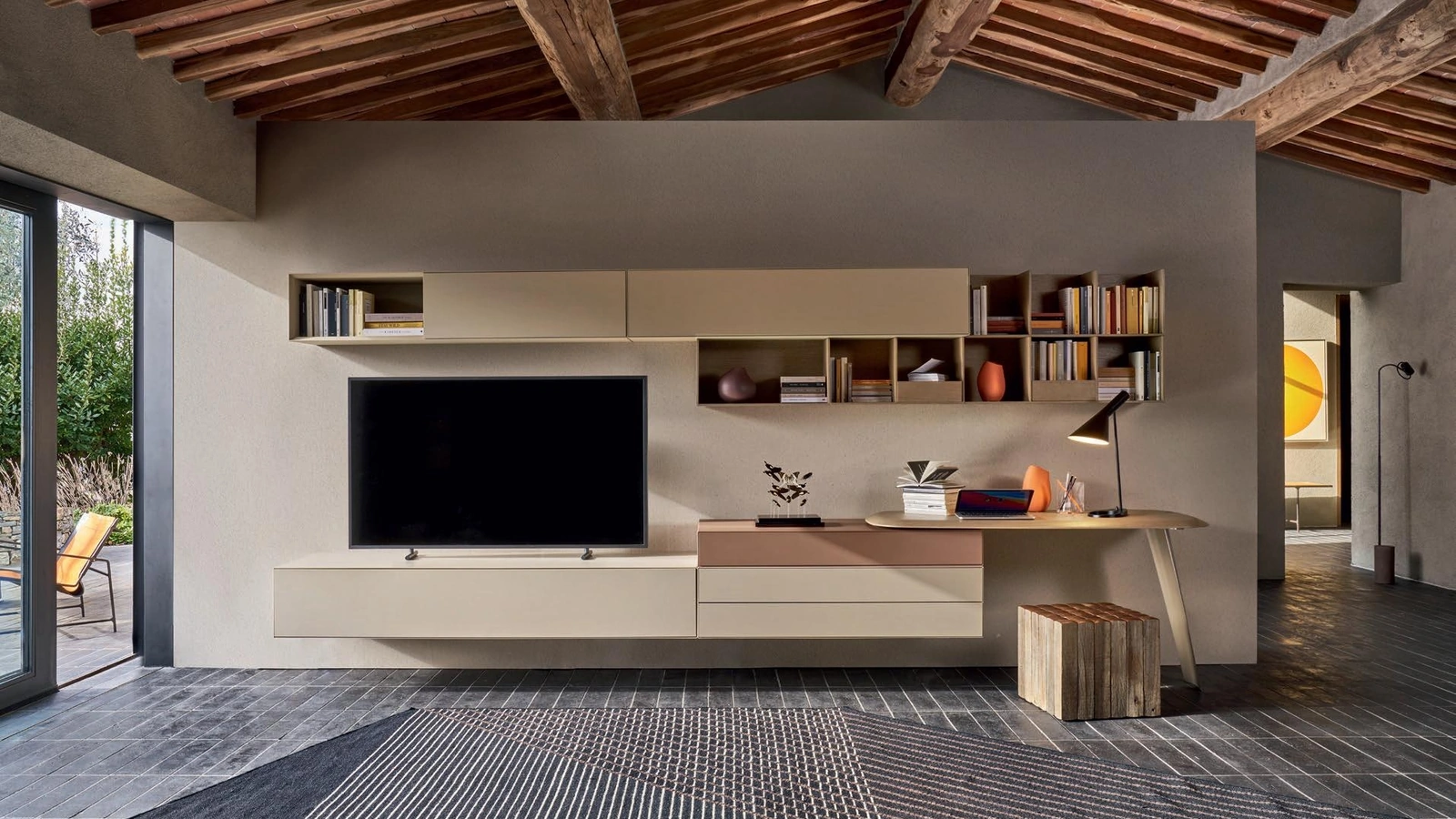 Parete Attrezzata Domino 08 di Sangiacomo