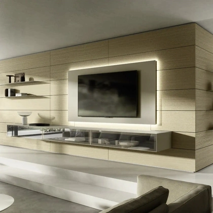 Parete Attrezzata Domino Boiserie 08 di Sangiacomo