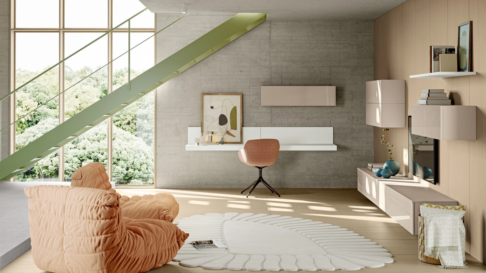 Parete Attrezzata Eclettica EN06 di Colombini Casa