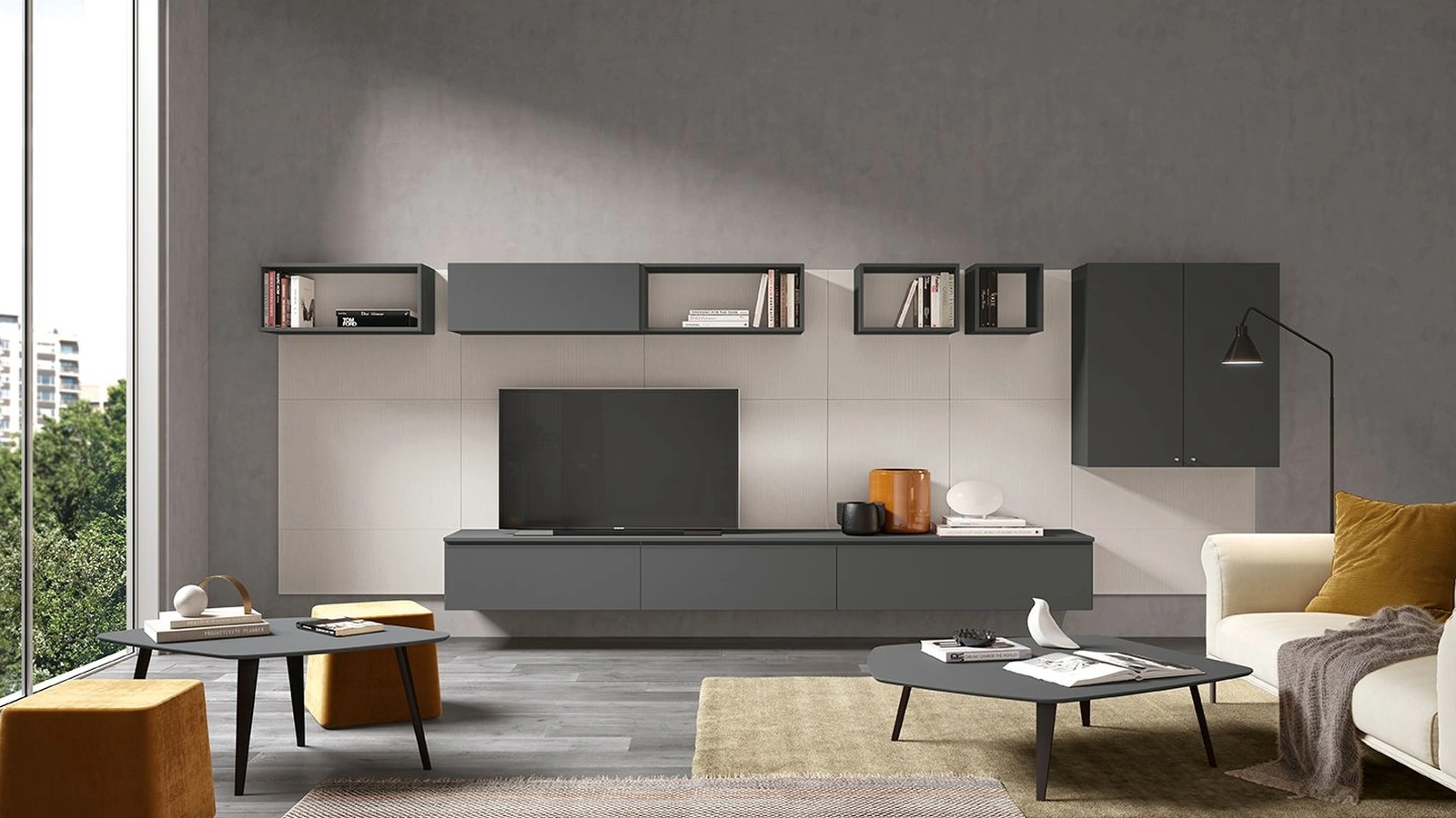 Parete Attrezzata Golf L21 di Colombini Casa