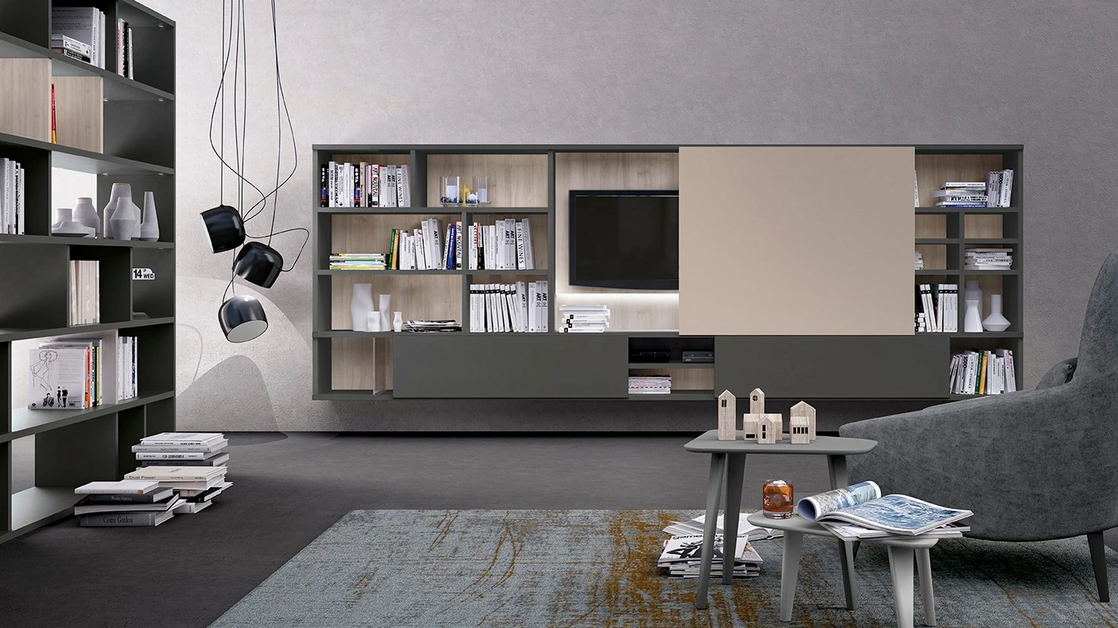 Parete Attrezzata Golf L24 di Colombini Casa