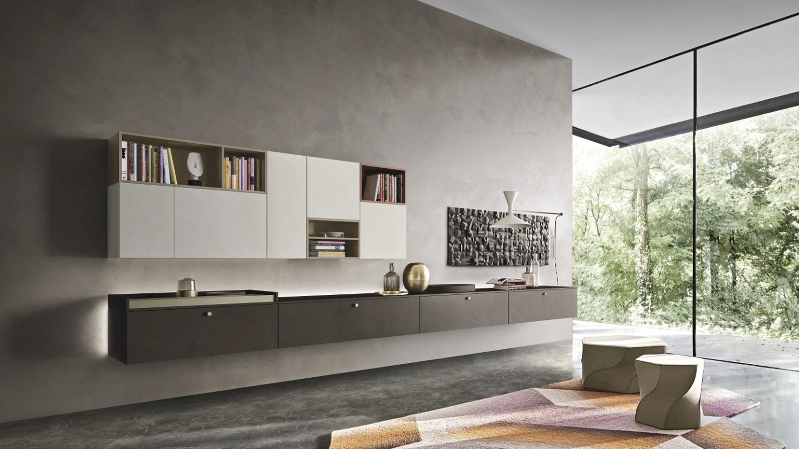 Parete Attrezzata Lampo 005 di Sangiacomo