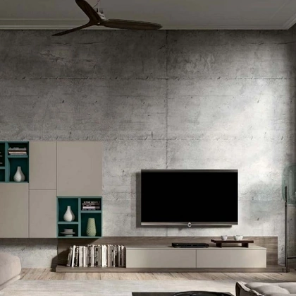 Parete attrezzata Living GF1045 di Abitare Mobilstella