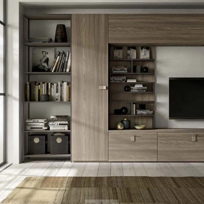 Parete Attrezzata Living GF1080 di Abitare Mobilstella