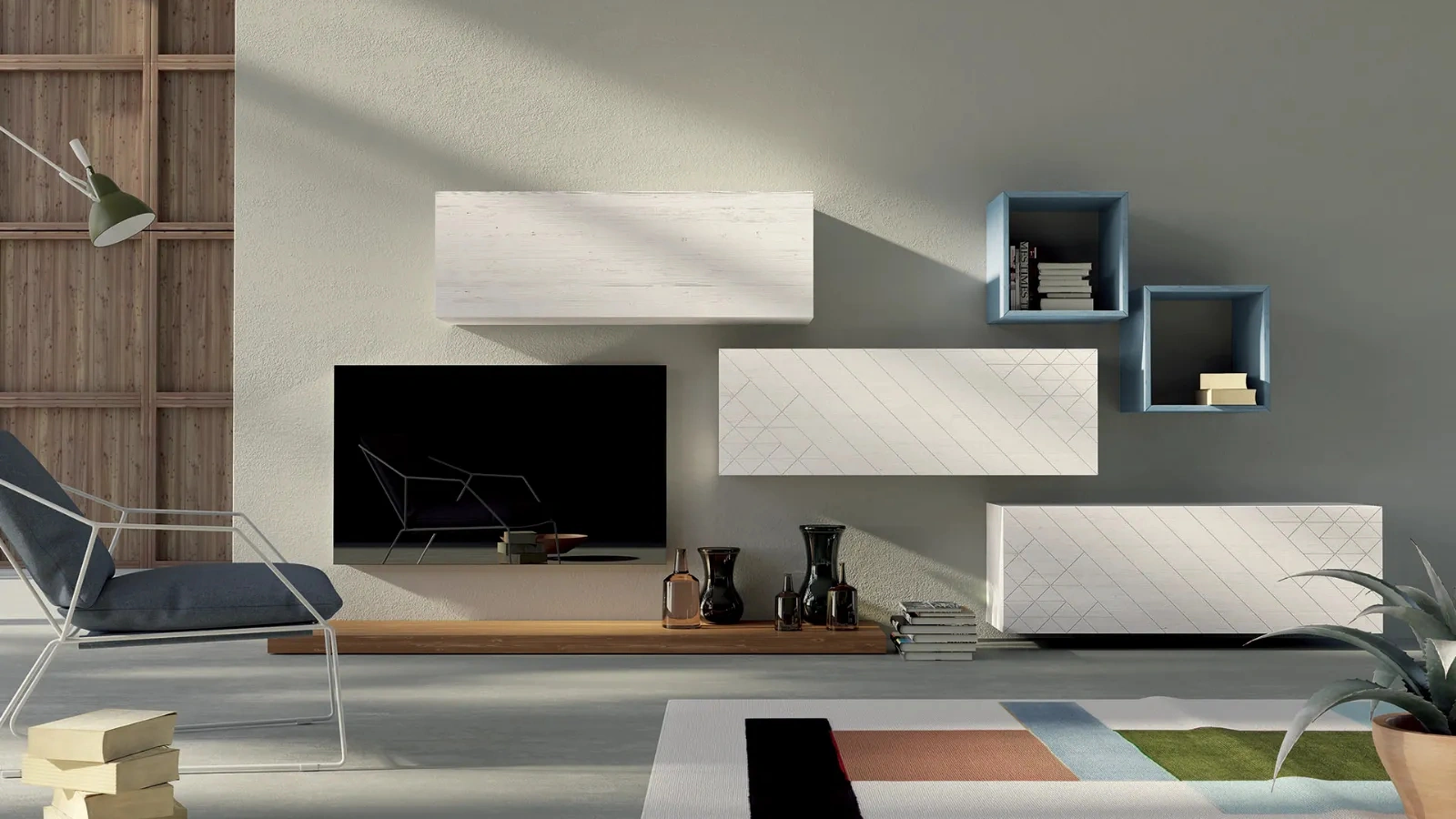 Parete Attrezzata Unikawood 07 di Fratelli Mirandola