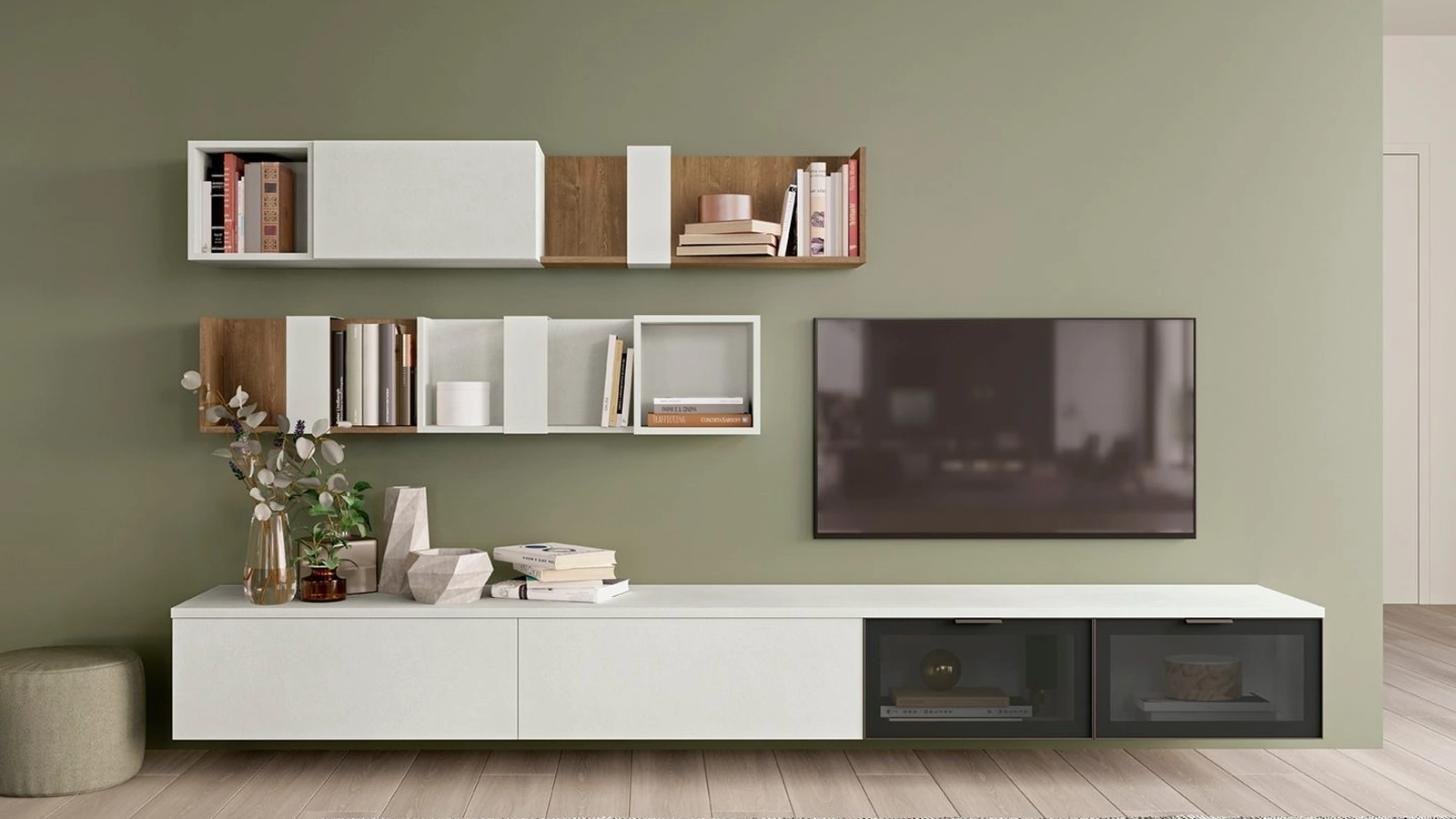 Parete Attrezzata Volo L009 di Colombini Casa