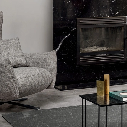 Poltrona Relax in tessuto Polse di Calligaris