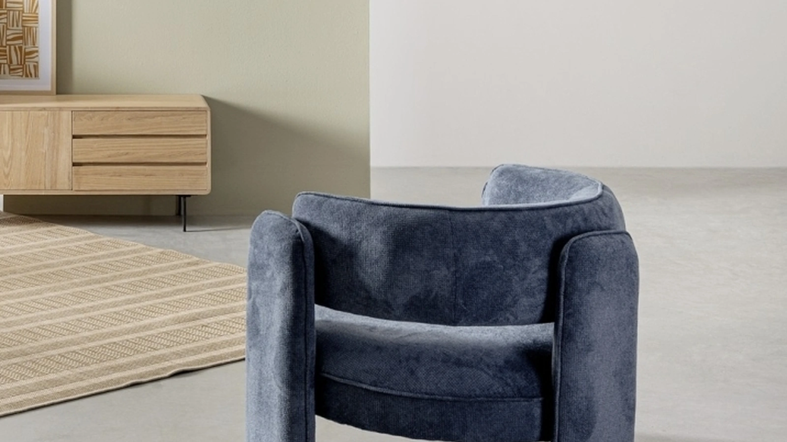 Poltroncina in tessuto Aisha di Bizzotto