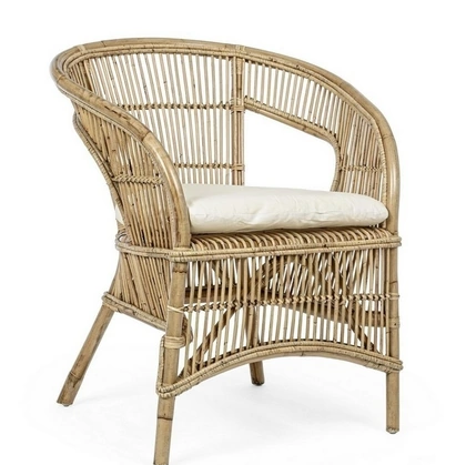 Poltrona in rattan Consuelo di Bizzotto