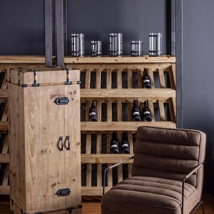 Poltrona Brianna in ecopelle Marrone di Bizzotto