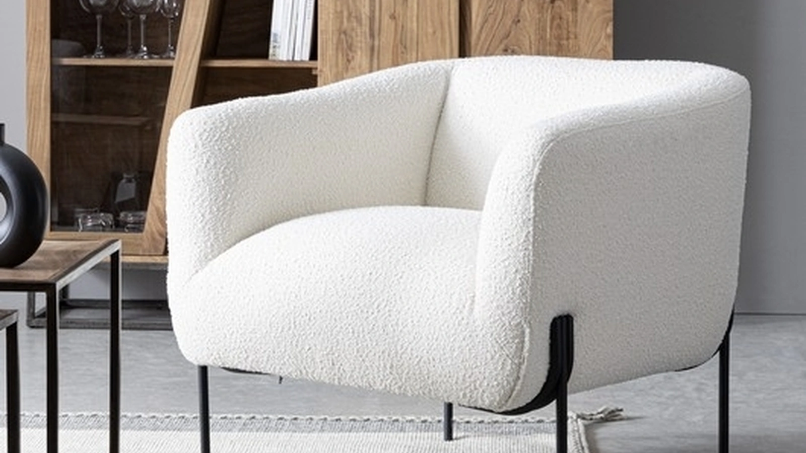 Poltroncina in tessuto Claudine di Bizzotto