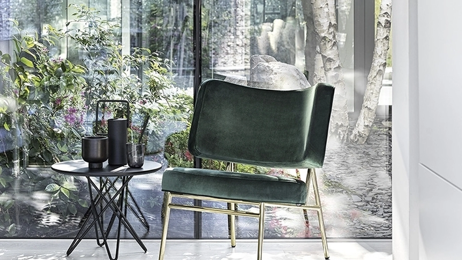 Poltroncina in tessuto Coco di Calligaris