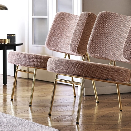 Poltroncina in tessuto Coco di Calligaris