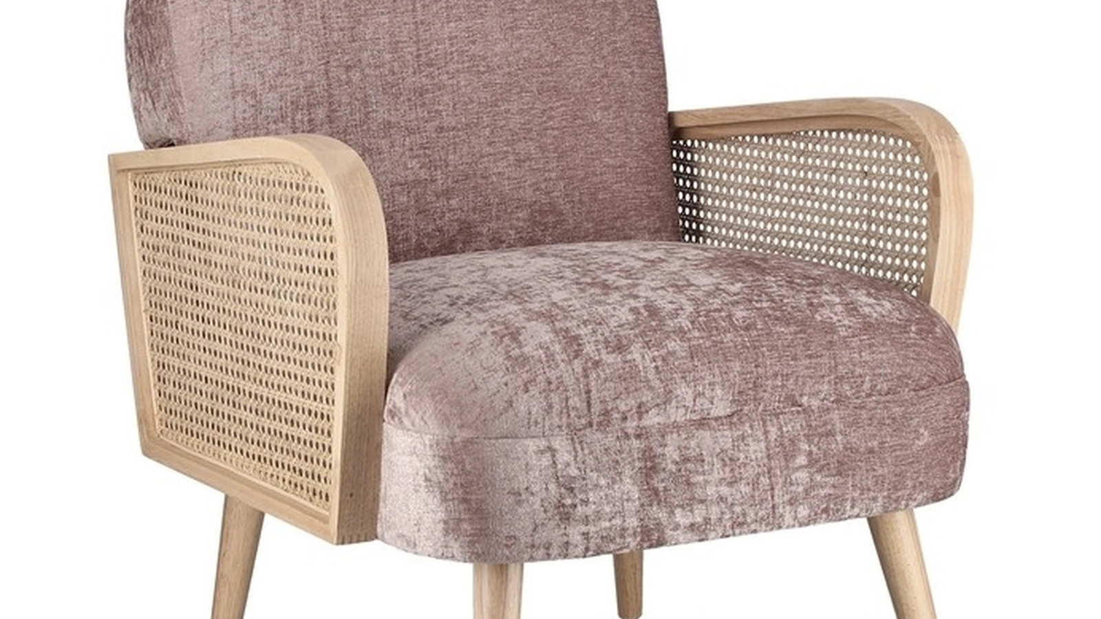 Poltroncina in velluto Dalida di Bizzotto