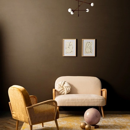 Poltroncina in velluto Dalida di Bizzotto